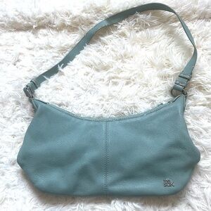 The Sak Light mint green aqua Leather Shoulder Bag